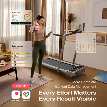 Urevo FoldiMix 5L Pro Smart Treadmill 400 × 1200 mm 13.4 km/h  